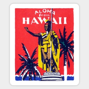 1930  King Kamehameha, Hawaii Magnet